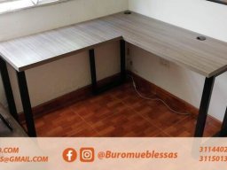 ESCRITORIOS EN L MADECOR